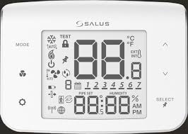 I control both heating and hot water through the salus system. Salusinc Com