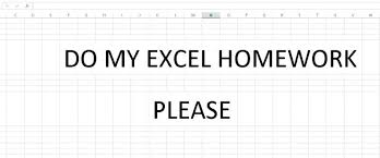 Do My Excel Homework For Me Online Help With Excel Assignments