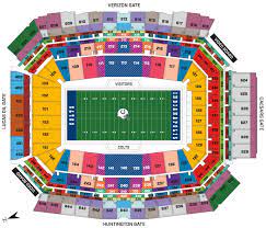 indianapolis colts seating chart seat