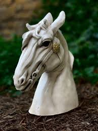Garden Decorative Horse Head Statue