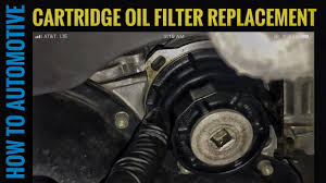 cartridge oil filter on a toyota