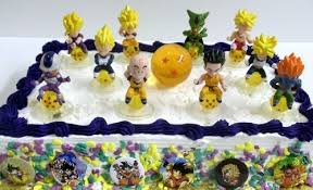 A birthday place dragon ball z goku vegete gohan piccolo edible cake topper image abpid05310. Dragon Ball Z Birthday Cake Topper With 10 Different Characters Dragon Ball 431336432