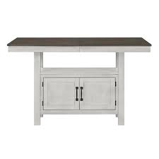 Dining tables dining tables and even casual eating tables are standard at 30 inches. Standard Furniture Dining Tables Kirkland 15721 Counter Height Dining Table With Storage White Rectangle From Sinclair S Warehouse Amarillo