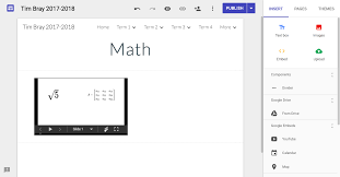 Getting Math Equations On A Google Site