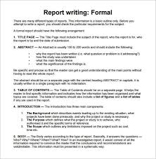 30 Sample Report Writing Format Templates Pdf