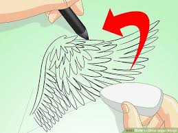 How To Draw Angel Wings 14 Steps With Pictures Wikihow