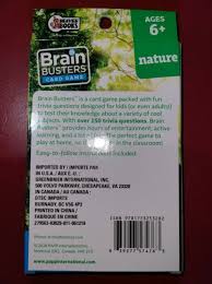 These trivia questions focus on health, diseases, fitness, and the body's systems, organs, and anatomy. Brand Outlet Brain Busters Humanbody Card Game 31 Cards Over 150 Trivia Questions Age 6 For Sale Online Welcome To Order Www Istanbulhairline Com