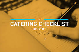 The Catering Checklist For Events