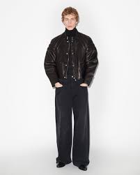 Isabel Marant Men's Caspar Padded Leather Jacket