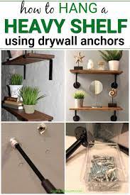 Shelves Using Dry Wall Anchors