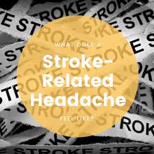 what does a stroke headache