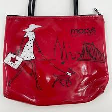 limited edition red zip close bag purse