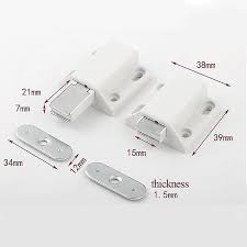 10 Pcs Magnetic Cabinet Catches Push To