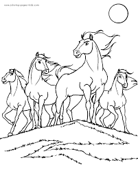 Herd of horses drinking at a creek. Horses Coloring Pages Animalcoloringpageshorses Babyhorsescoloringpages Coloringpageshorses Hors Horse Coloring Pages Animal Coloring Pages Horse Coloring