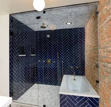 See more ideas about chevron bathroom, chevron, diy projects. Blue Chevron Tile And Wet Room Bathroom Wet Room Bathroom Wet Rooms Diy Bathroom Renovation