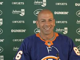Women's breakaway new york islanders anthony beauvillier blue home official fanatics branded jersey. New York Jets Head Coach Robert Saleh Wears New York Islanders Jersey During Presser Sports Illustrated New York Jets News Analysis And More