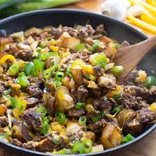 ground beef and potato skillet