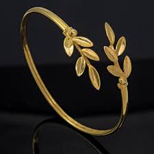 silver leaf bracelet olive leaf
