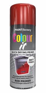 Spray Paint 400ml Red Primer