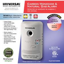 120 volt ac plug in carbon monoxide alarm. Usi Mcn400cn Plug In 2 In 1 Carbon Monoxide And Natural Gas Smart Alarm With Battery Backup Canada