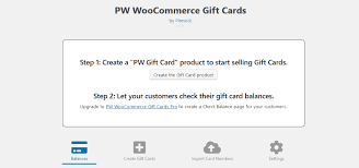 how to sell gift cards with woocommerce