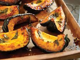 roasted acorn squash with sage and