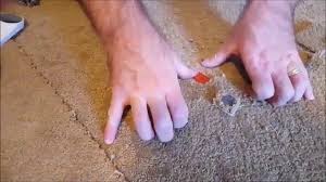 repair a cigarette burn in carpet