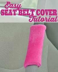 Easy Seat Belt Cover Free Tutorial
