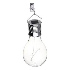 Solar Powered Camping Hanging Led Light Bulb Waterproof For Outdoor Garden Yard Alexnld Com