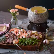 surf and turf cheese fondue simple