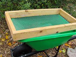 how to easily make a compost sifter