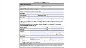 Free 8 Sample Direct Deposit Authorization Forms In Pdf Word