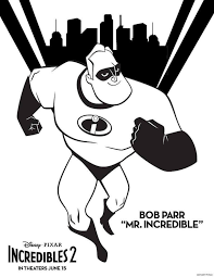 Bean entered a local marathon just to impress mrs. Free Printable Incredibles 2 Coloring Pages