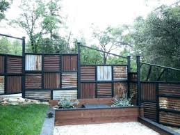 Corrugated Metal Fence Inspirations