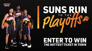 Phoenix suns gm james jones, who spent the last seven seasons of his playing career as a teammate of lebron james, said he embraces the challenge of facing the lakers in the first round of the. Win Phoenix Suns Playoff Tickets Arizona Sports