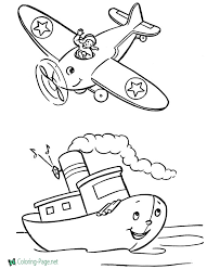 A fighter plane is also meant to see what happens on the ground. Airplane Coloring Pages