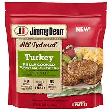 jimmy dean sausage patties turkey 18 3