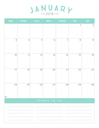 Free Calendar Template 2015 Monthly