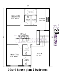 30x40 House Plan 3 Bedroom With Car
