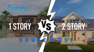 1 story vs 2 story house cost