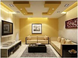 pop living room false ceiling design