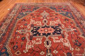 12 x 15 size antique persian serapi rug
