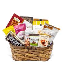 gift basket with orted chocolate