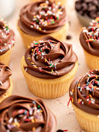 chocolate and vanilla cupcakes julie