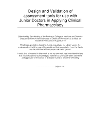 Check spelling or type a new query. Pdf Design And Validation Of Assessment Tools For Use With Junior Doctors In Applying Clinical Pharmacology