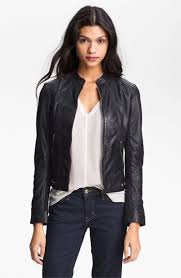 Lamarque Perforated Leather Moto Jacket Nordstrom Jackets