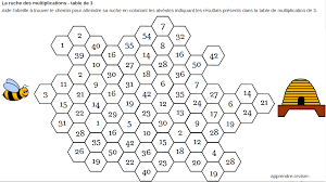 La ruche des multiplications : trois jeux pour réviser les tables de  multiplication de 3, 4 et 5. - Apprendre, réviser, mémoriser