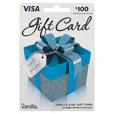 visa gift card vanilla 100 1 ea
