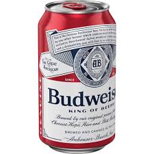 budweiser beer cans pack of 6
