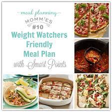 weight watcher meal plan 10 with old